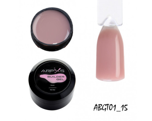 Моделюючий гель Builder Gel Thick Arpiks № 1, 15г