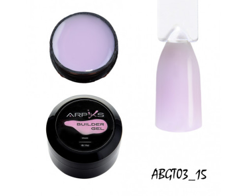 Моделюючий гель Builder Gel Thick Arpiks № 3, 15г