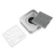Витяжка MUSSON X3 SILVER з вугільним НЕРА-фільтром 72W для манікюру та педикюру