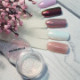 Біло рожева втирка єдиноріг Neon Pink NailApex