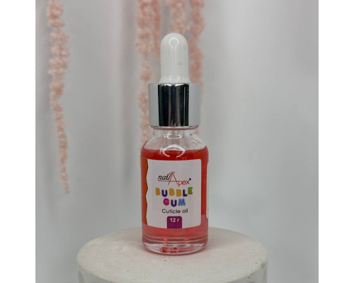 NailApex Cuticle Oil олійка для нігтів і кутикули Bubble-Gum (жуйка), 12г