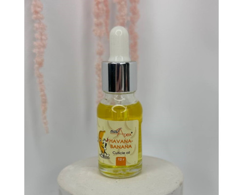 NailApex Cuticle Oil олійка для нігтів і кутикули Havana-Banana (банан), 12г