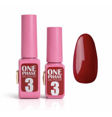 Pink gel polish One Phase №03, 6мл - однофазний гель лак