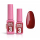 Pink gel polish One Phase №03, 6мл - однофазний гель лак