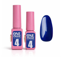 Pink gel polish One Phase №04, 6мл - однофазний гель лак