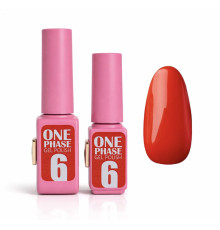 Pink gel polish One Phase №06, 6мл - однофазний гель лак