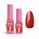 Pink gel polish One Phase №07, 6мл - однофазний гель лак