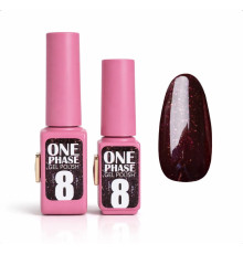 Pink gel polish One Phase №08, 6мл - однофазний гель лак