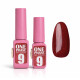 Pink gel polish One Phase №09, 6мл - однофазний гель лак