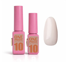 Pink gel polish One Phase №10, 6мл - однофазний гель лак