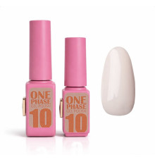 Pink gel polish One Phase №10, 6мл - однофазний гель лак