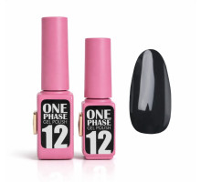Pink gel polish One Phase №12, 6мл - однофазний гель лак