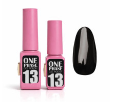 Pink gel polish One Phase №13, 6мл - однофазний гель лак
