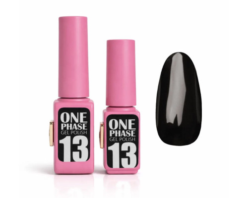 Pink gel polish One Phase №13, 6мл - однофазний гель лак