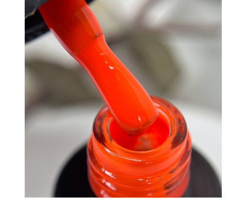 Pink gel polish Summer Collection №05, 6мл - яскраво помаранчевий колір
