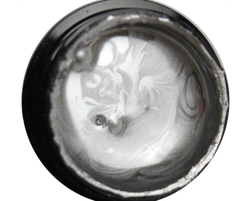 Pink Металізована гель-фарба Metal Paint 5г - срібна