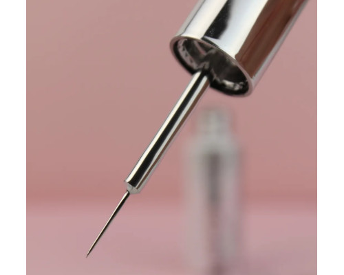 Pink Liner Silver Paint gel — срібна дзеркальна гель фарба, 8г.