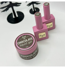 Pink ChocoLate Liquid Gel 30 мл - рідкий моделюючий гель шоколадного кольору