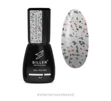 Siller Terrazzo Base камуфлююча база для нігтів №002, 8 мл