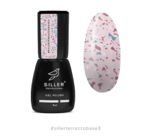 Siller Terrazzo Base камуфлююча база для нігтів №003, 8 мл