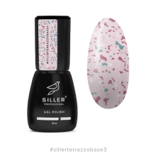 Siller Terrazzo Base камуфлююча база для нігтів №003, 8 мл
