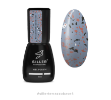 Siller Terrazzo Base камуфлююча база для нігтів №004, 8 мл