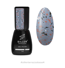 Siller Terrazzo Base камуфлююча база для нігтів №004, 8 мл