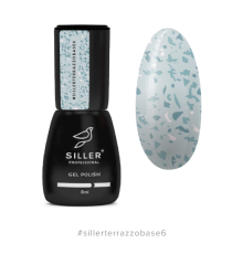 Siller Terrazzo Base камуфлююча база для нігтів №006, 8 мл