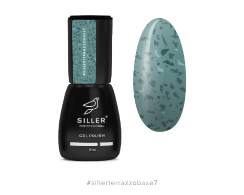 Siller Terrazzo Base камуфлююча база для нігтів №007, 8 мл