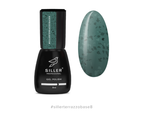 Siller Terrazzo Base камуфлююча база для нігтів №008, 8 мл