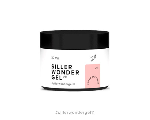 Siller Wonder Gel №11 – гель (світлий персиково-рожевий), 30мл