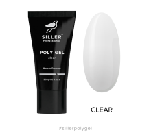  Siller Poly Gel CLEAR прозорий, 30мл