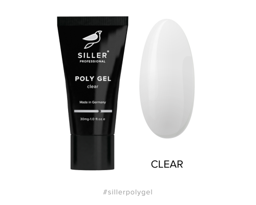  Siller Poly Gel CLEAR прозорий, 30мл