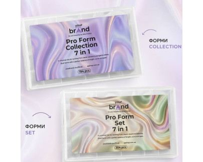 Верхні форми ProForm Collection та Set 7 in 1 Your Brand