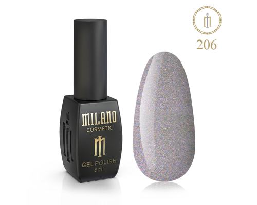 Milano Гель лак №206, 8мл
