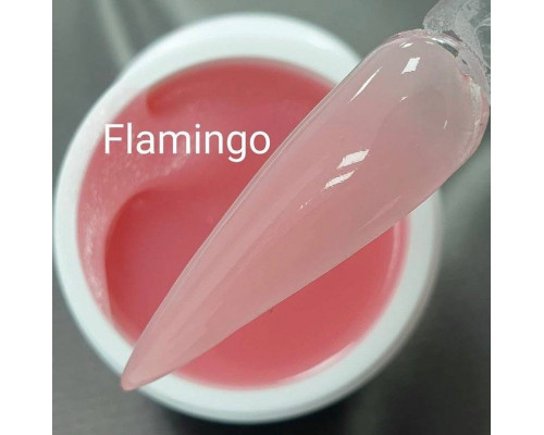 NailApex Полігель Flamingo, 30мл (світло-рожевий камуфляж) 