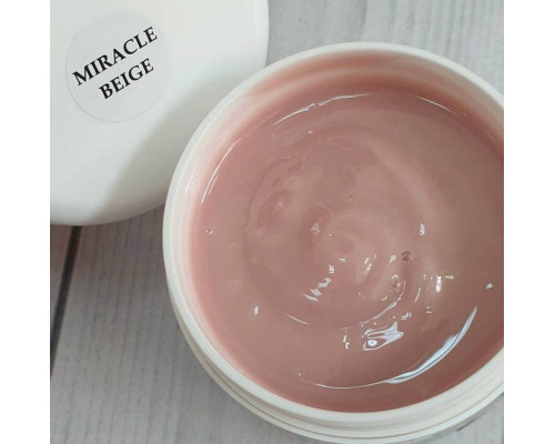 NailApex Гель желе моделюючий крем Miracle Beige пастельно-рожевий, 30мл