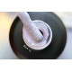 NailApex French Base №15, 15мл (камуфлююча база молочно-лілова з сріблястою поталлю)