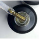 NailApex Top Gold Glitter топ без липкого шару з золотим глітером, 15мл