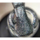 NailApex Top Silver Glitter топ без липкого шару з срібним глітером, 15мл