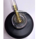 NailApex Top Gold Glitter топ без липкого шару з золотим глітером, 15мл