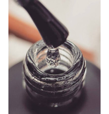 NailApex Top Point Gel Глянцевий топ "Крихта" без липкого шару, 15мл