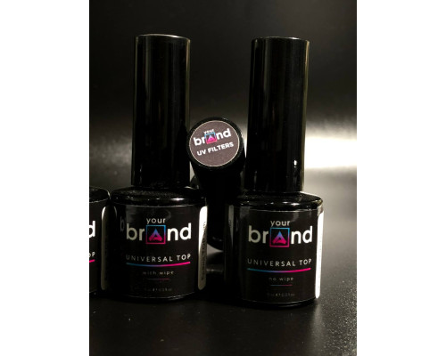 Your Brand Універсальний топ With Wipe With UV, 9мл 