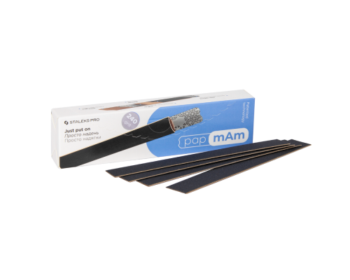 НАБІР ЗМІННИХ ФАЙЛІВ PAPMAM ДЛЯ ПИЛКИ ПРЯМОЇ 240 ГРИТ STALEKS PRO EXPERT 22 50 ШТ DFCE-22-240