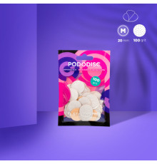 Змінні файли білі для педикюрного диска 100 грит STALEKS EXPERT PODODISC M 50 шт