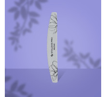 Пилка для нігтів мінеральна STALEKS PRO EXPERT 40 180/240 грит (півмісяць) 25 шт