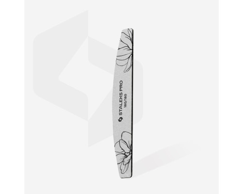 Пилка для нігтів мінеральна STALEKS PRO EXPERT 40 180/240 грит (півмісяць) 25 шт