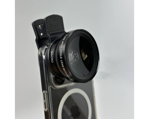 Купити Макролінза 0.45X Phone Lens чорна
