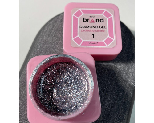 Your Brand Гель Фарба DIAMOND №001, 10мл