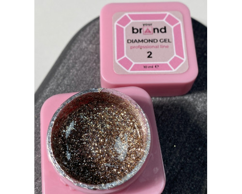 Your Brand Гель Фарба DIAMOND №002, 10мл